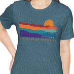 COLORFUL MOUNTAIN LAYERS Unisex T-shirt