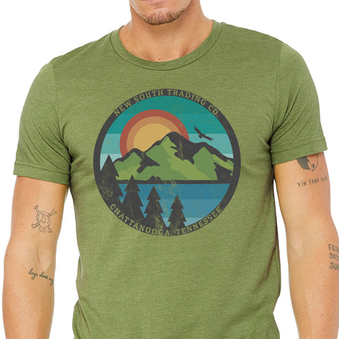 GREEN APPLE MOUNTAIN Unisex T-shirt